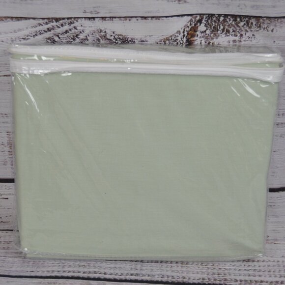 My Pillow Mypillow Percale 100% Cotton Sheet Set 200 Thread Twin Blue Sage NEW - Picture 3 of 7